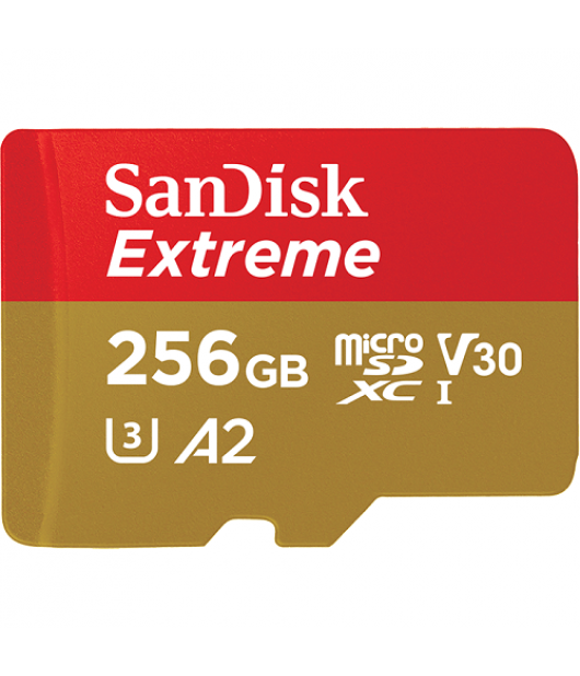 EXTREME MICRO SDXC 256GB 190MB/S C10 U3
