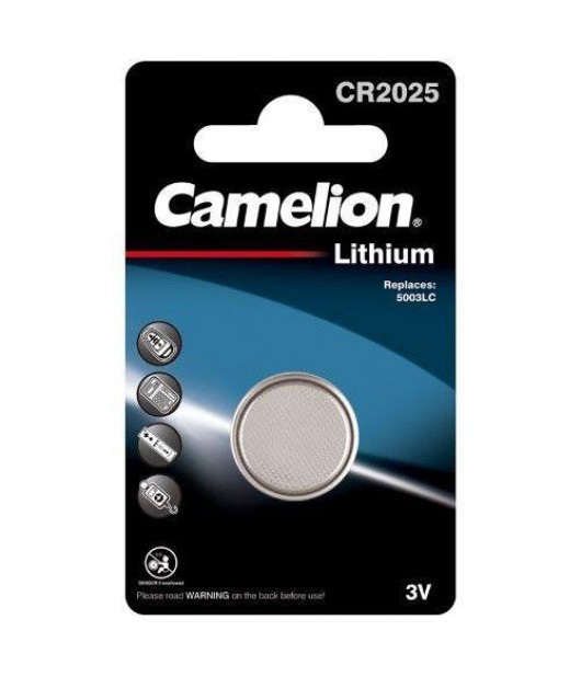 CAMELION CR2025 3V LITHIUM 1PK (Set of 10)