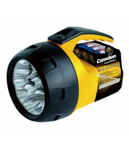CAMELION SUPERBRIGHT 9LED TORCH+AA [Set of 6]
