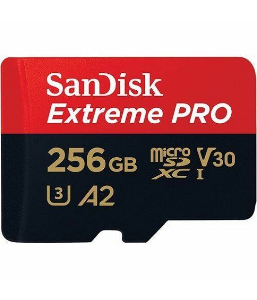 SANDISK EXTREME PRO MICRO SDXC 256GB 200MB/S C10