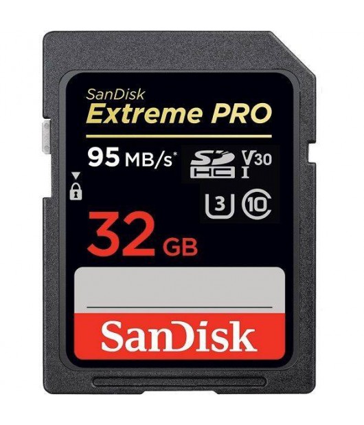 SANDISK EXTREME PRO SDHC 32GB 95MB/S UHS1 C10 U3
