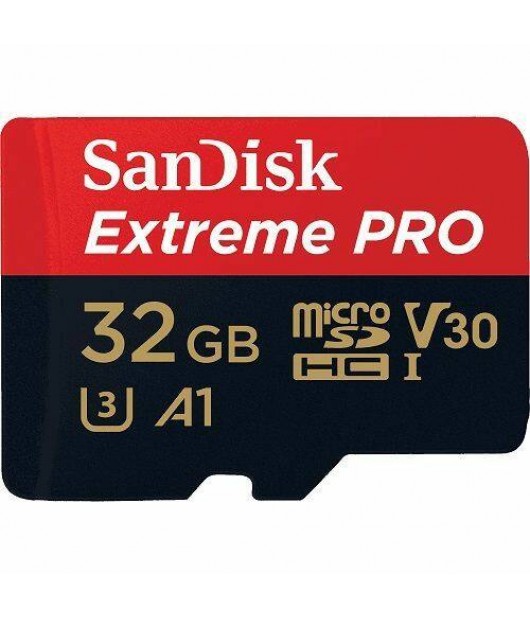 SANDISK EXTREME PRO MICRO SD 32GB 100MB/S C10 U3