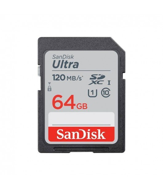 SANDISK ULTRA SDXC 64GB C10 UHS-I 120MBS