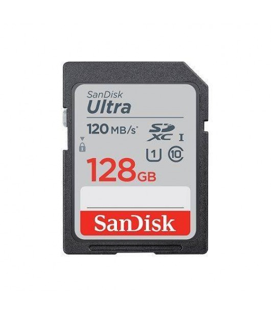 SANDISK ULTRA SDXC 128GB C10 UHS-I 120MB