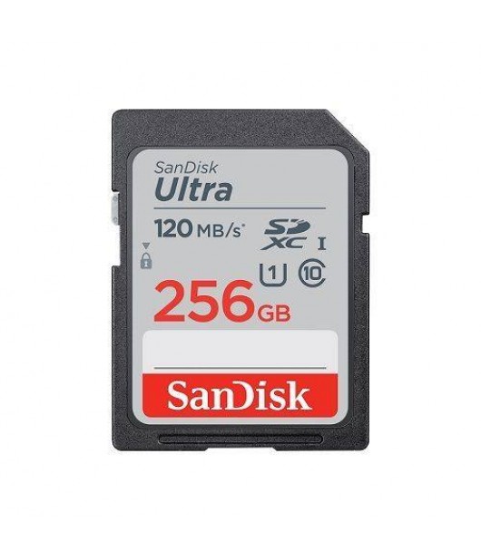 SANDISK ULTRA SDXC 256GB C10 UHS-I 120MB