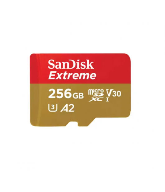 SANDISK EXTREME MICRO SDXC 256GB 190MB/S UHS-I MEMORY CARD