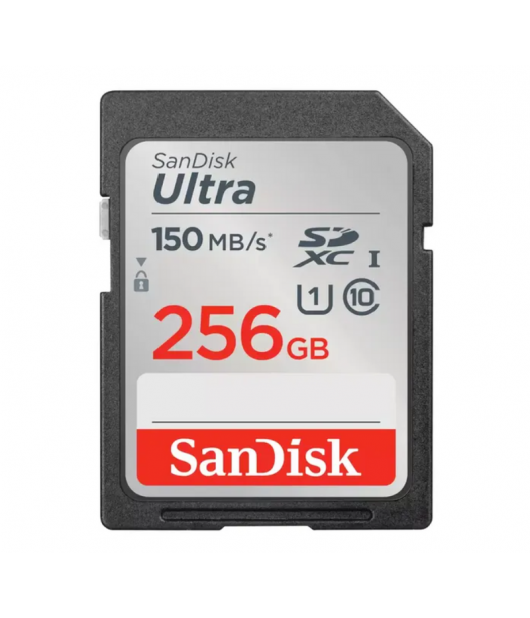 SANDISK ULTRA SDXC 256GB 150MB/S UHS-I C10 MEMORY CARD