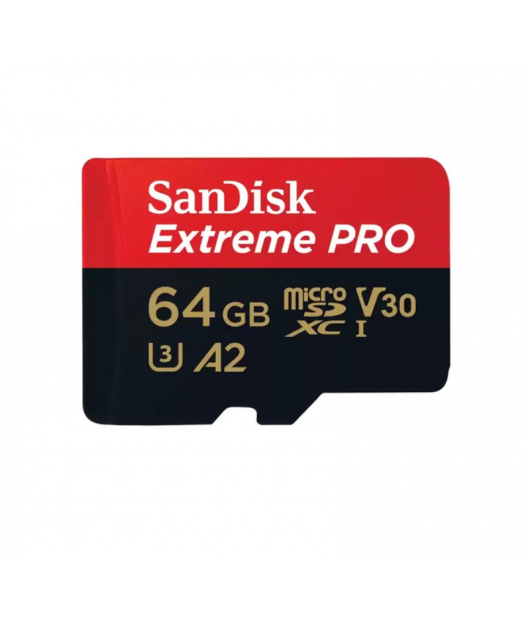SANDISK EXTREME PRO MICRO SDXC 64GB 200MB/S SD ADAPTER