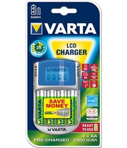 VARTA 2 HOUR CHARGER LCD AA AAA