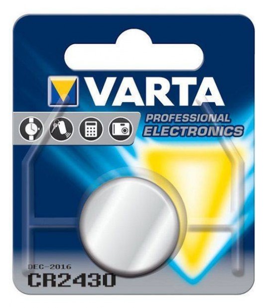 VARTA CR2430 3V LITHIUM COIN 1PK [Set of 10]
