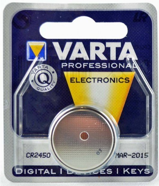 VARTA CR2450 3V LITHIUM COIN 1PK [Set of 10]